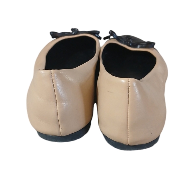 Michael Kors Melody Leather Bow Detail Ballet Flats - Picture 7 of 10